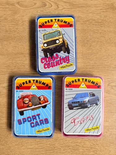 Vintage piatnik super trumps - piatnik,