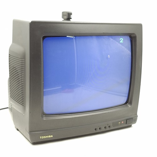 Toshiba 1400rb colour crt - toshiba, tv
