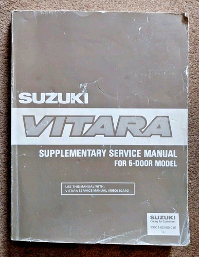 Suzuki vitara supplementary - suzuki,