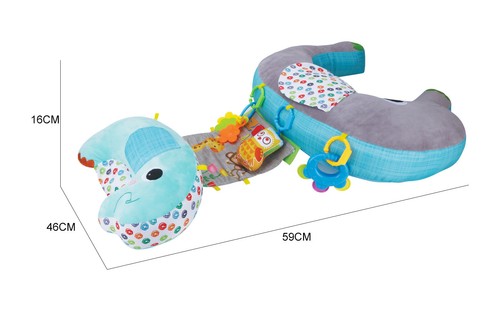 Baby tummy time pillow - 5-in-1,