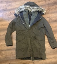 River Island Khaki Fur-Trim
