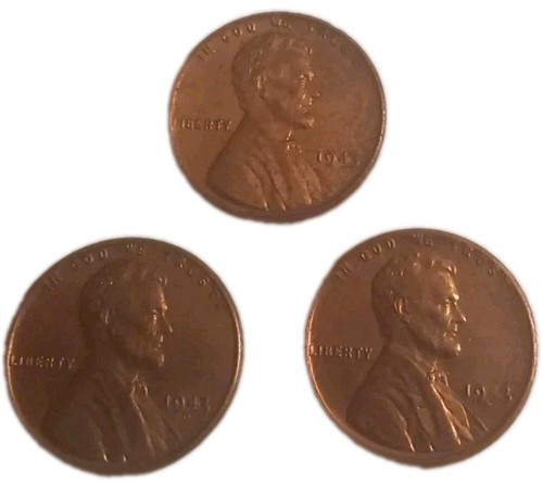 1943 lincoln cents gem - s,