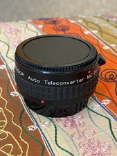 Jessop MC 2X Auto Teleconverter f/ Pentax KR, appears  almost unused, caps, case