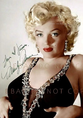Marilyn monroe signed - monroe, photo