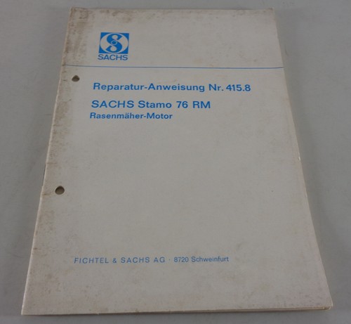 Repair manual sachs motor - repair,