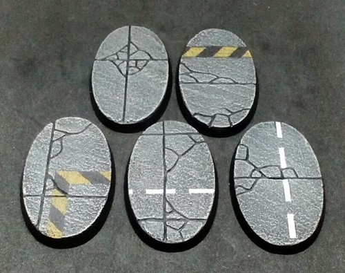 60x35mm painted resin bases - 60x35mm,