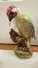 Large Beswick Green Woodpecker  (Gloss) No. 1218 H9" X W4" unboxed 
