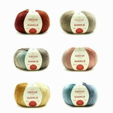 SIRDAR SHAWLIE SELF STRIPE KNITTING CROCHET YARN WOOL - 100G BALLS 