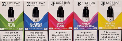Juice bar nic salts - salts, refillable