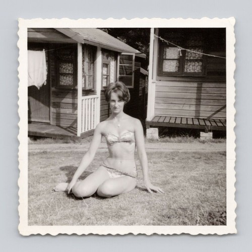 Old tiny photo - tiny, woman
