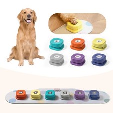 Polka Dot Talking Dog Buttons