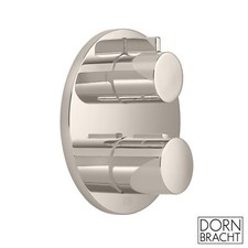 Dornbracht Concealed Thermostat with 2 Function Volume Control in Platinum Matt