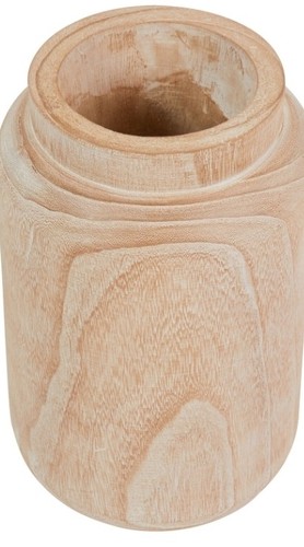 Wooden vase decorative - wooden,