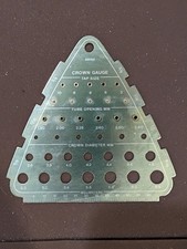 Vintage Watch Tool, Swiss Watch Crown Gauge, Hadley Roma?