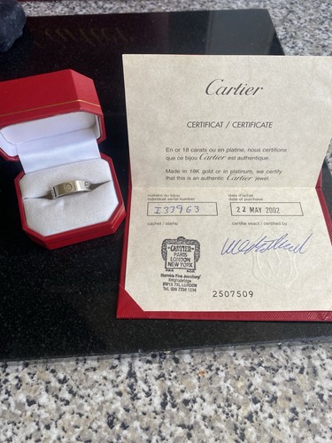Cartier men white - white, 18ct