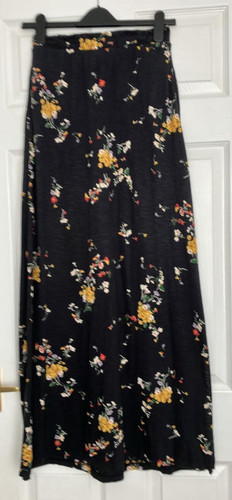 Fat face long black floral - face,