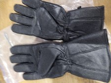 Thinsulate  Lined Leather Motorcycle Gloves/Winter Gloves  Size Large.1pair.