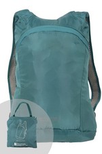 Mountain Warehouse Packaway Backpack Waterproof Lightweight Rucksack  - Teal