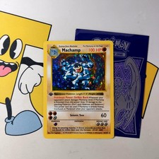 Pokémon TCG Machamp Holo 1st Edition Shadowless Card Base Set 8/102