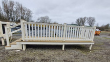 Static Caravan Decking - UPVC