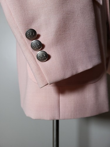 48l pastel pink hopsack wool - 48l,