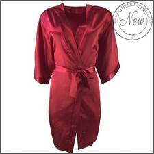 Silky Shiny Satin Bathrobe