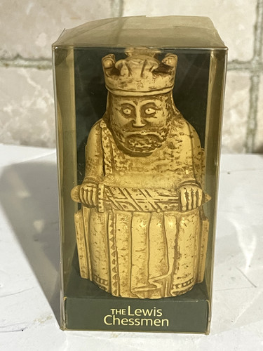 Vintage lewis chessmen pieces - lewis,