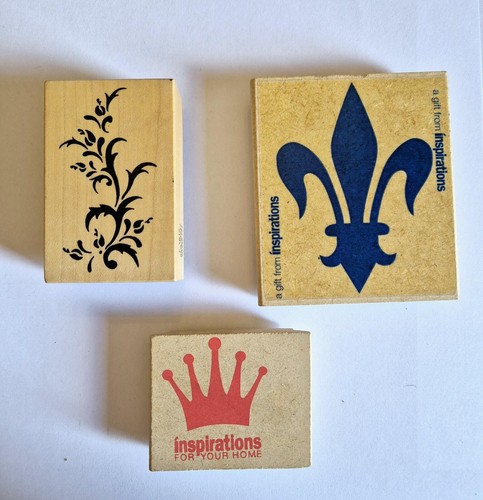 Rubber foam stamp fleur - rubber,
