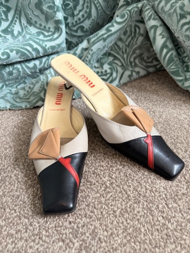 Y2k real leather miu - real,