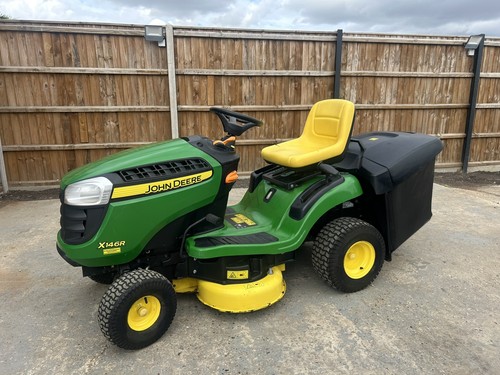 John deere x146r ride lawn - deere, on