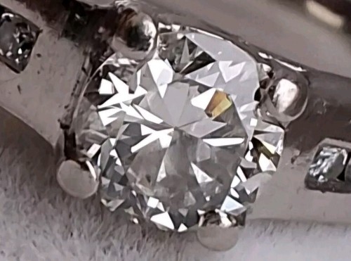 Palladium diamond solitaire - palladium,
