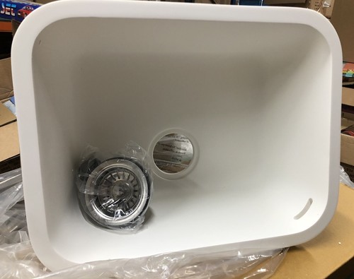 Large kitchen sink - large, white