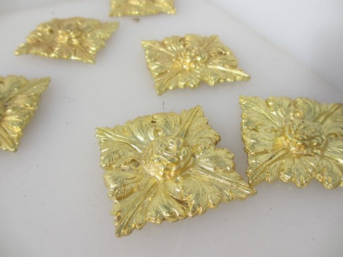 Brass flower ormolu - brass, furniture