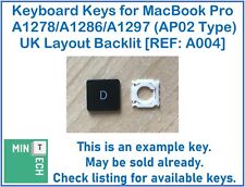 Keyboard Replacement Keys for Apple MacBook Pro UK A1278/A1286/A1297 (AP02 Type)