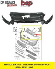 PEUGEOT 208 2015 - 2020 FRONT BUMPER BRACKET UPPER SLAM PANEL 98105154XT NEW