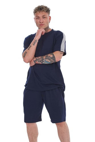 Mens short sleeve pyjama set - short,