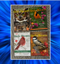 🟧 Lot of 4 Birds & Blooms