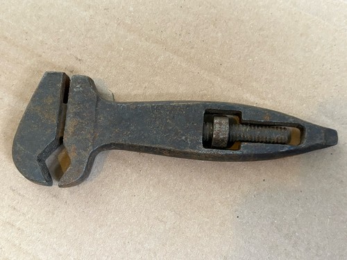 Vintage adjustable spanner - adjustable,