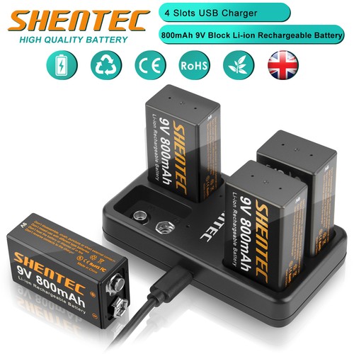 Slot battery charger - 9v,
