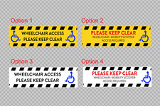 Wheelchair Access Car Sticker