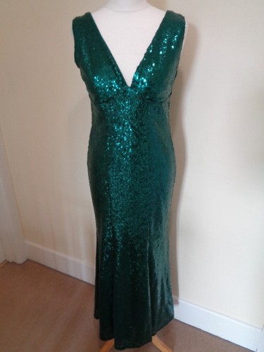 Goddiva emerald green sequin - goddiva,
