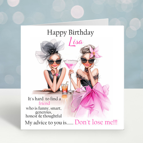 Personalised funny friend - personalised,