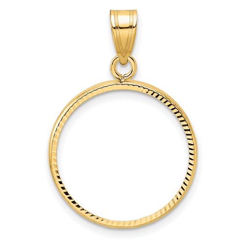14k yellow gold plain c - 14k,