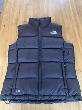 Womens The North Face Gilet, Puffer, 700 Down, Brown, Small