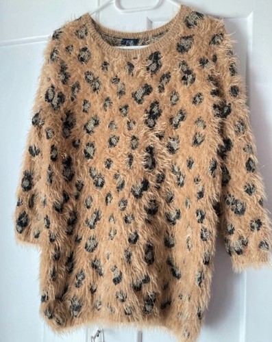 Fluffy jumper leopard f - -, f&f