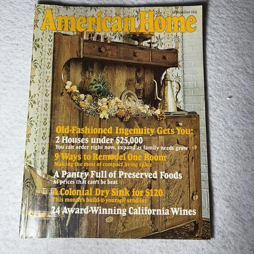 Vintage american home magazine - home,