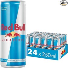 Red Bull Energy Drink Sugar Free 250ml x24 – Low Calorie Refreshing Boost