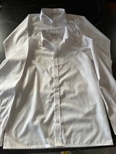 Boys Shirts Trutex School Uniform Long Sleeve White Age:16yrs- Good Condition