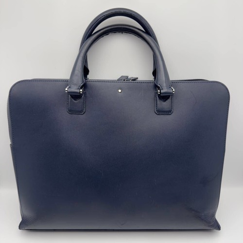 Montblanc briefcase navy - montblanc,