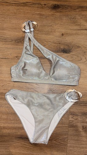 Moeva metallic silver - silver, bikini